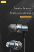 Metal Kulak İçi Kulaklık - Rio Tinto V1 Mavi (Poşetli) - 6