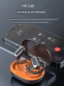Kemik İletimli Bluetooth 5.4 Spor Kulaklık - Gök Grisi Ekose - Dolby Panorama Ses - Gürültü Azaltma - 3