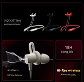 Walker W200BT Ay Beyazı Boyun Bandı Bluetooth 5.3 Kablosuz Kulaklık - Paket Bir thumbnail 7