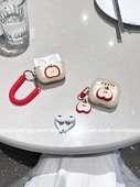 Puantiyeli Apple AirPods Kılıfı - Apple AirPods 4 - Üç Boyutlu Aksesuarlı - 6