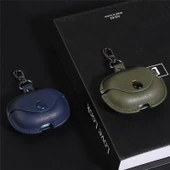 Huawei Freebuds 6i Uyumlu Deri Kılıf - Siyah (Model 2) - 4