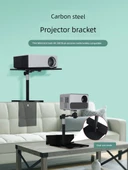 Projektör Duvar Montaj Rafı - Çift Kullanım + Güçlü Başlık [6kg] - 6