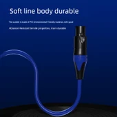 DMX512 Balanslı Sahne Aydınlatma Kablosu - 3 Metre - Kırmızı - 3