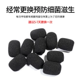 Mini Mikrofon Sünger Kılıfı - Siyah - 200'lü Paket thumbnail 3