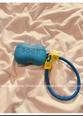 Apple AirPods Pro 2. Nesil için Komik Mavi Sabun Silikon Koruyucu Kılıf - Mavi Sabun - 8