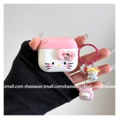 Hello Kitty AirPods Pro 2. Nesil Koruyucu Kılıf - Tek Kabuk - 8
