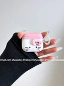 Hello Kitty AirPods Pro 2. Nesil Koruyucu Kılıf - Tek Kabuk - 3