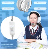 Type-C Çocuk Öğrenme Kulaklığı - Siyah - 6