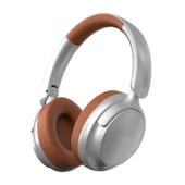 Gürültü Önleyici Kablosuz Bluetooth 5.2 Oyuncu Kulaklığı - Retro Kahve - 1