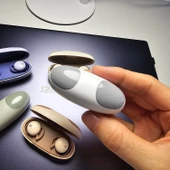 Bluetooth 5.0 Mini Kulak İçi Gizli Kablosuz Kulaklık - Kaya Grisi - 7