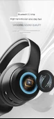 Bluetooth 5.3 Kablolu Kablosuz Kulaklık - Yunyan Beyazı - 9