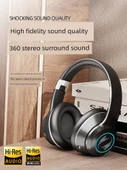 Bluetooth 5.3 Kablolu Kablosuz Kulaklık - Yunyan Beyazı - 3