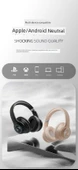 Bluetooth 5.3 Kablolu Kablosuz Kulaklık - Yunyan Beyazı - 11