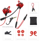 G10-A Standart Mavi Bantlı Mobil Oyun Kablolu Kulak İçi Kulaklık - 4