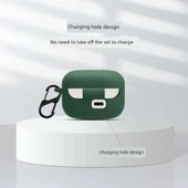 Sony LinkBuds Pembe Silikon Kılıf ve Kanca - 5