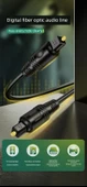 8M Fiber Optik Ses Kablosu - Kare Karşı Port OD4.0 - Toz Kapaklı - 6
