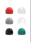 Silikon Kulaklık Ucu Kutusu - Zümrüt Yeşili - Plus Küçük Boy - 2 Çift thumbnail 5