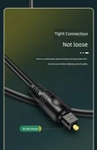 5M Fiber Optik Ses Kablosu - Kare Port Karşı Port OD4.0 - 11
