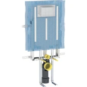 Geberit Alpha 3'lü Gömme Rezervuar Seti 8 cm - Parlak Krom - 4