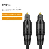 8M Fiber Optik Ses Kablosu - Kare Port Karşı Port OD4.0 - 1