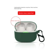 Sony LinkBuds Pembe Silikon Kılıf ve Kanca - 4