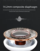Type-C Kulaklık - Kristal Kutu Dijital Çip 6u Bass - Standart Paket - 6