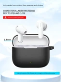 Oppo Enco Air4i Silikon Koruyucu Kılıf - Çin Kırmızısı + Kancalı - 3