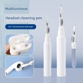 Kulaklık Temizleme Fırçası - Çok Fonksiyonlu Bluetooth Kulaklık Temizleme Kalemi - Siyah thumbnail 2
