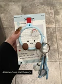 Huawei Freebuds SE2 için Sarı Tenis Raketi Kolye Uçlu Silikon Koruyucu Kılıf - 11