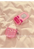 Sevimli Kedi AirPods Kılıfı - Gül Tozu KT Telefon [Tekli Kabuk] - Apple AirPods - 11