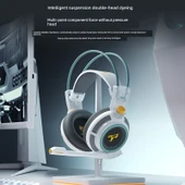Gaming Kulaklık - USB 7.1 Titreşimli - Beyaz - 5