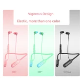 Boyundan Askılı Bluetooth Kulaklık - Siyah - Yarım Kulak İçi - 4