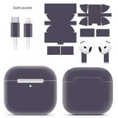 AirPods Pro 2 Uyumlu Koyu Mor 3M Koruyucu Sticker - 1