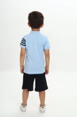 Toontoy Erkek Çocuk Polo Yaka Baskılı Şortlu Takım - 12