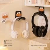 Yapışkanlı Kulaklık Askısı - Duvar Tipi Beyaz - 3