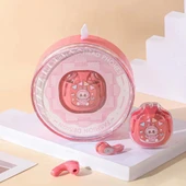 Sanrio Karakterli Kablosuz Bluetooth Gürültü Önleyici Kulak İçi Kulaklık - Kırmızı Kediler - 10