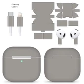 AirPods Pro 2 Uyumlu Grafit Rengi 3M Koruyucu Sticker thumbnail 10