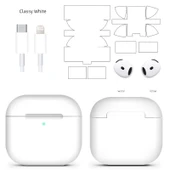 AirPods Pro 2 Uyumlu Grafit Rengi 3M Koruyucu Sticker thumbnail 5