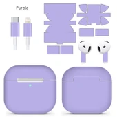 AirPods Pro 2 Uyumlu Grafit Rengi 3M Koruyucu Sticker thumbnail 9