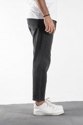 Erkek Kısa Paça Bol Kesim Boyfriend Jean Pantolon 6462 - 4