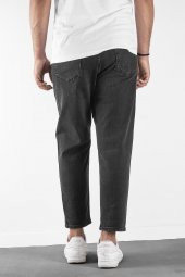 Erkek Kısa Paça Bol Kesim Boyfriend Jean Pantolon 6462 - 5