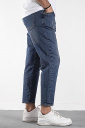 Erkek Kısa Paça Bol Kesim Boyfriend Jean Pantolon 6462 - 7
