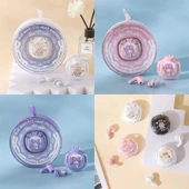 Sanrio Karakterli Kablosuz Bluetooth Gürültü Önleyici Kulak İçi Kulaklık - Mor Culomi - 2