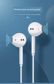 3.5mm Kablolu Gaming Kulak İçi Kulaklık - Siyah (Net Ses, Gürültüsüz) - 7