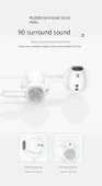 3.5mm Yuvarlak Girişli Mikrofonlu Kulak İçi Kulaklık - Beyaz - 10
