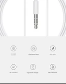 3.5mm Yuvarlak Girişli Mikrofonlu Kulak İçi Kulaklık - Beyaz - 7