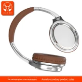 Gürültü Önleyici Bluetooth Retro Kulaklık - Kırmızı - 4