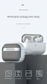 Apple AirPods Pro 2. Nesil için Silikon Koruyucu Kılıf - Turuncu - 11