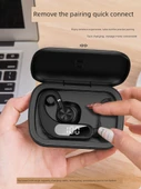 Kemik İletimli Bluetooth Kulaklık - Beyaz - Panoramik Ses - 3