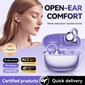 Kulak Klipsli Bluetooth 5.4 Kulaklık - M108 - Siyah Supreme Versiyon - 2